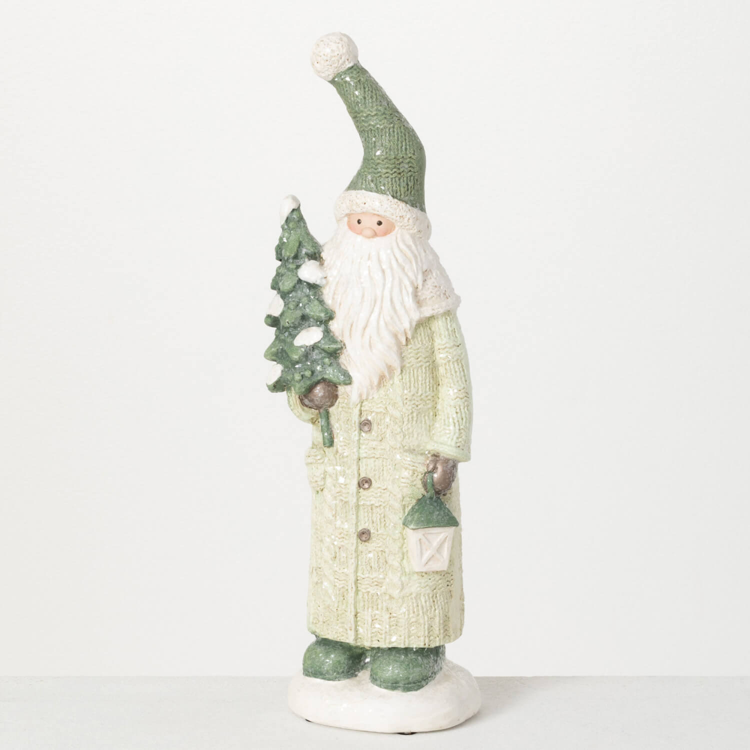 16" SLIM SANTA FIGURINE