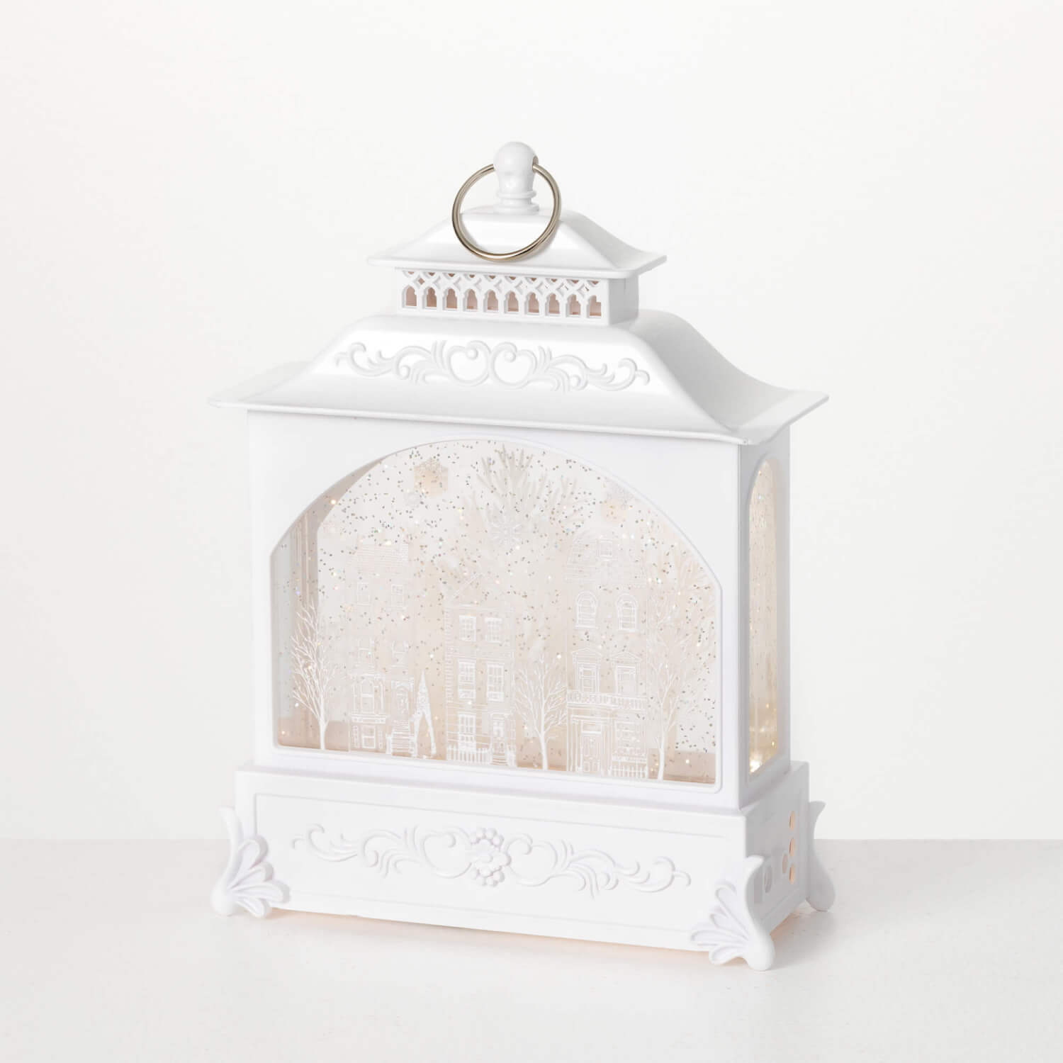 LED WINTER VILLAGE LANTERN