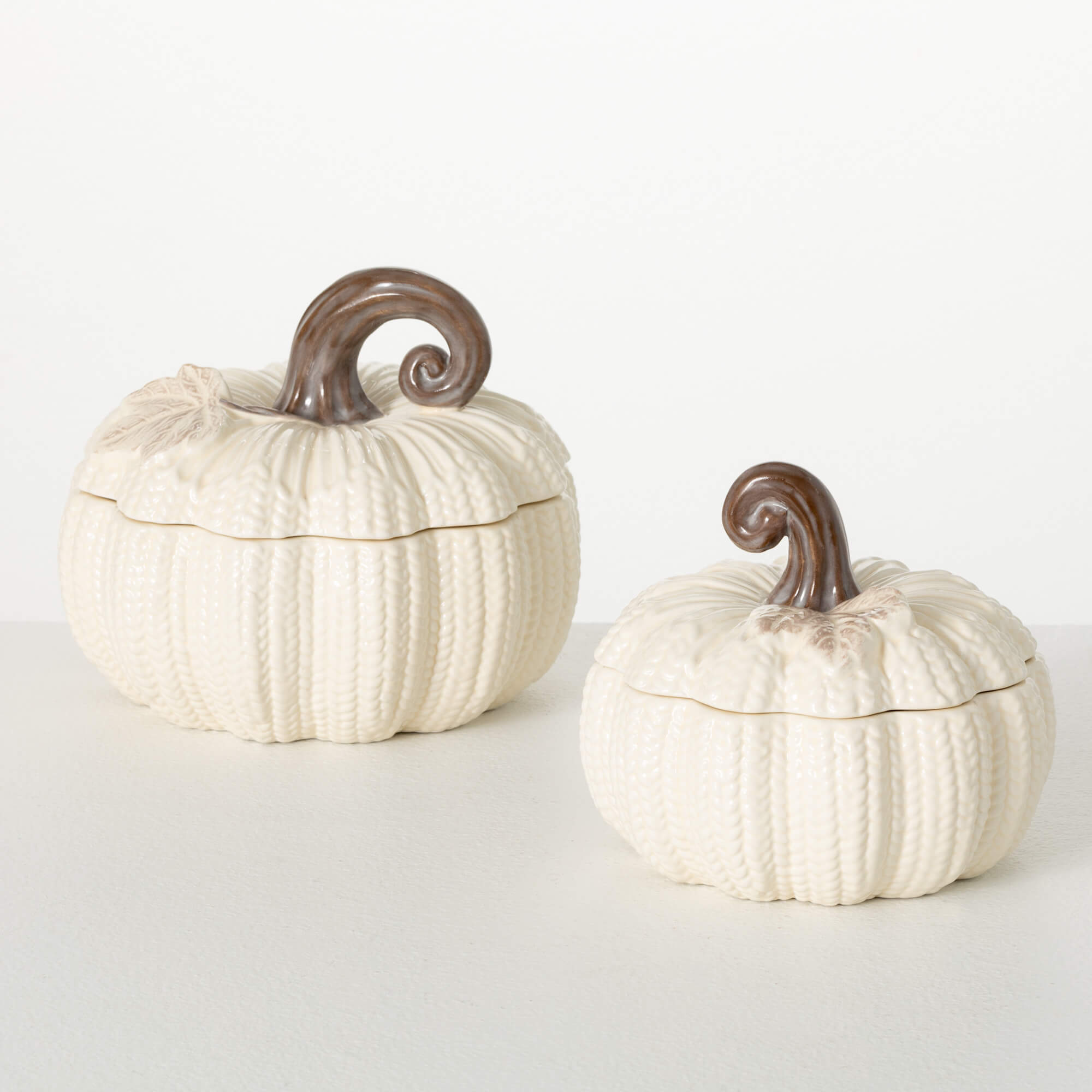 DECORATIVE PUMPKIN CONTAINERS