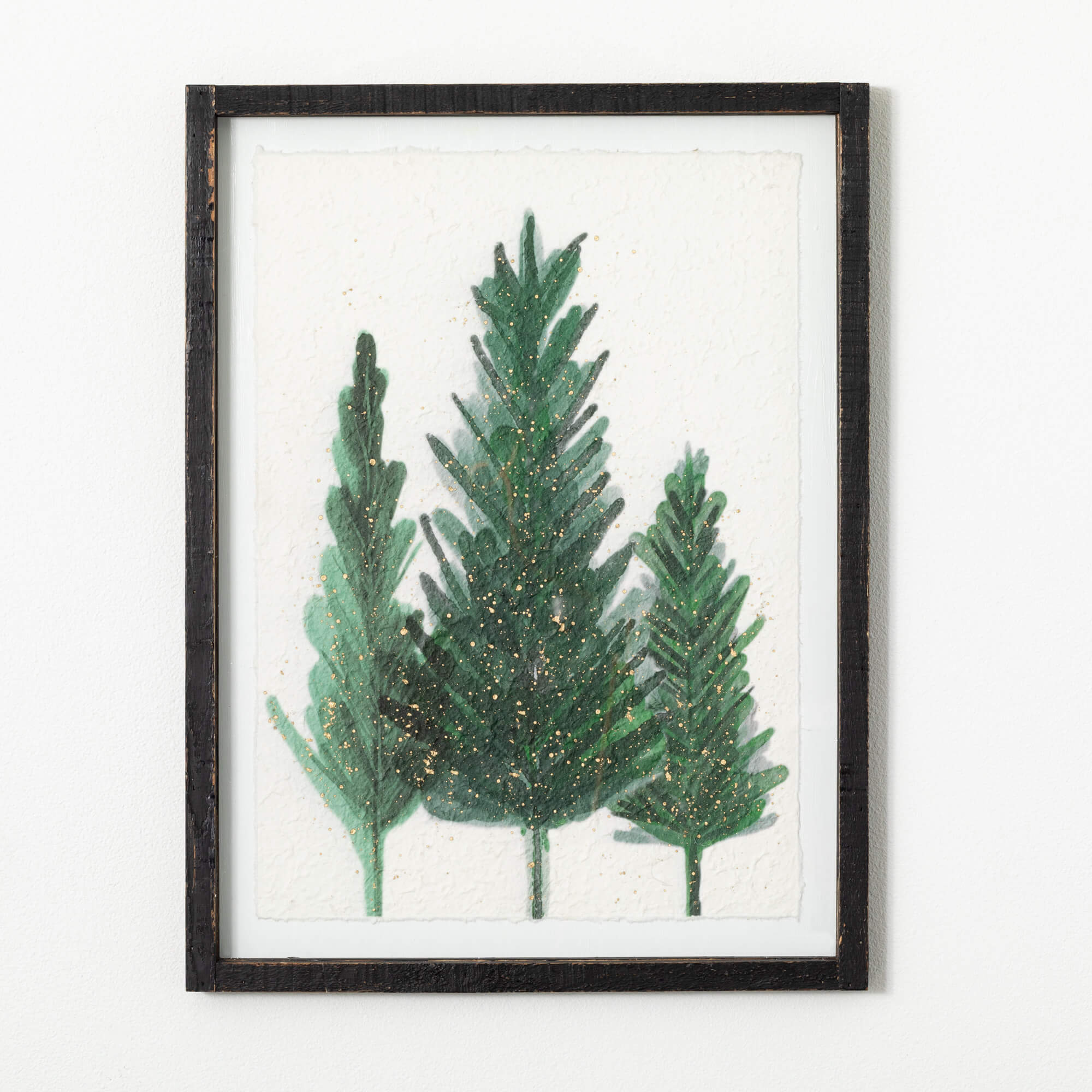 PINE TREE WATERCOLOR WALL ART