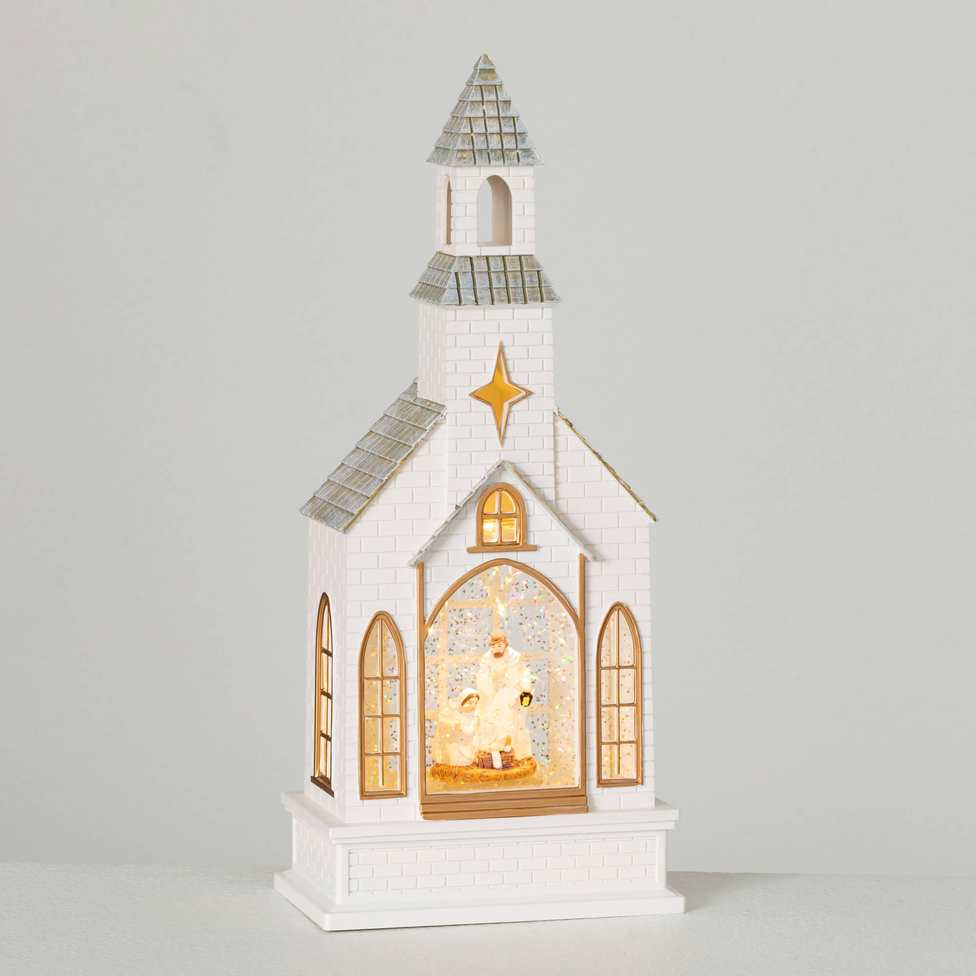 LED NATIVITY SHIMMER DECOR