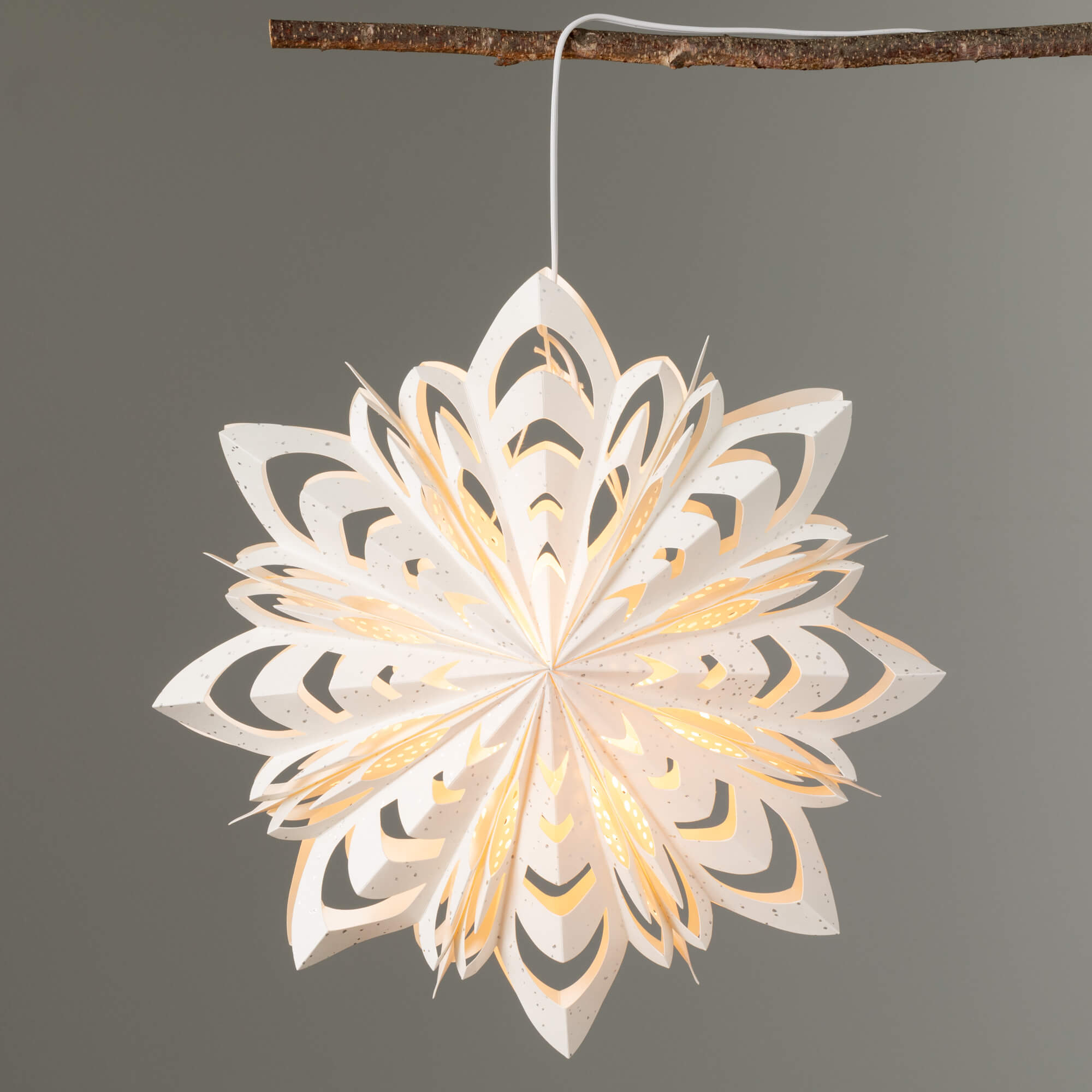 LARGE HANGING PAPER SNOWFLAKE