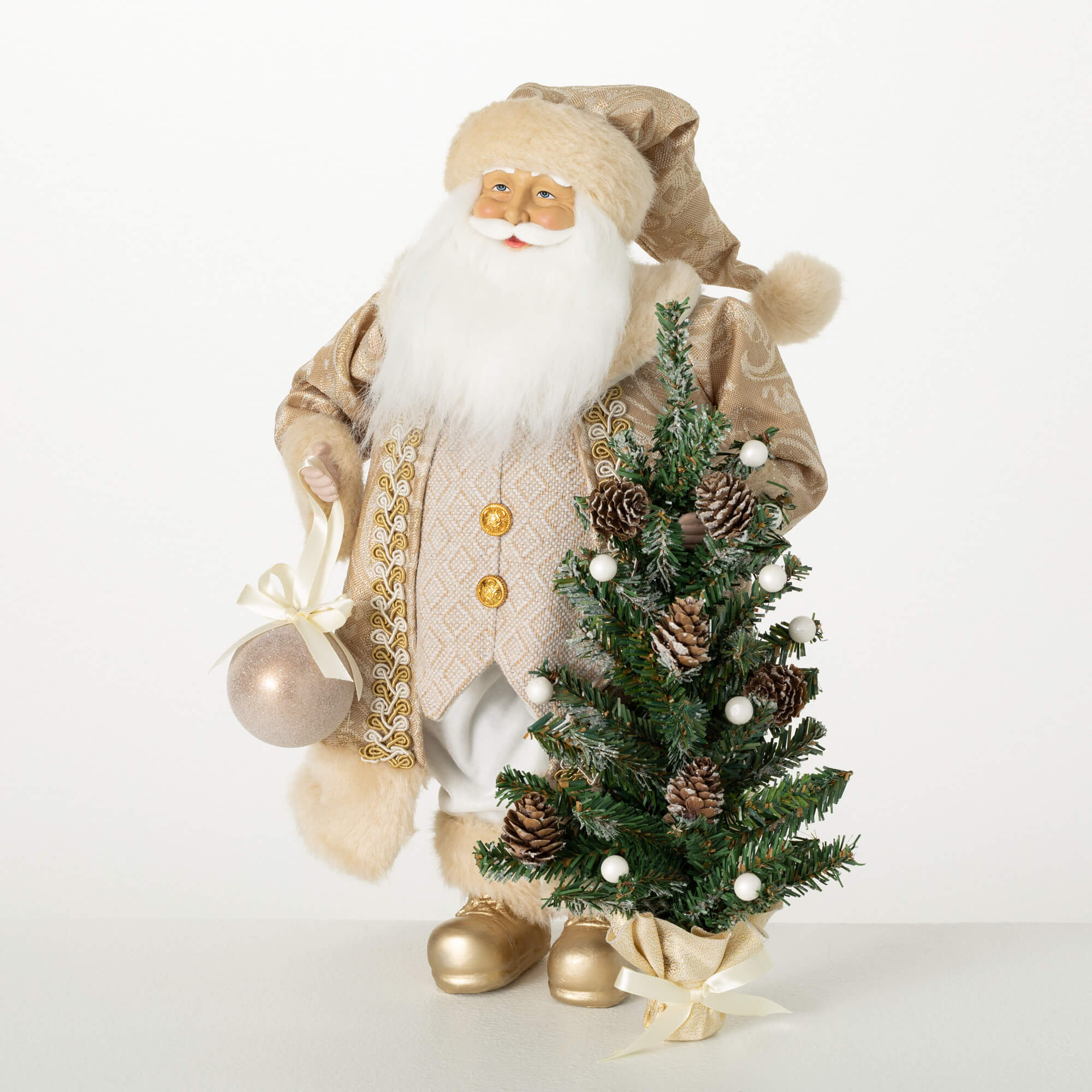 SANTA & CHRISTMAS TREE FIGURE