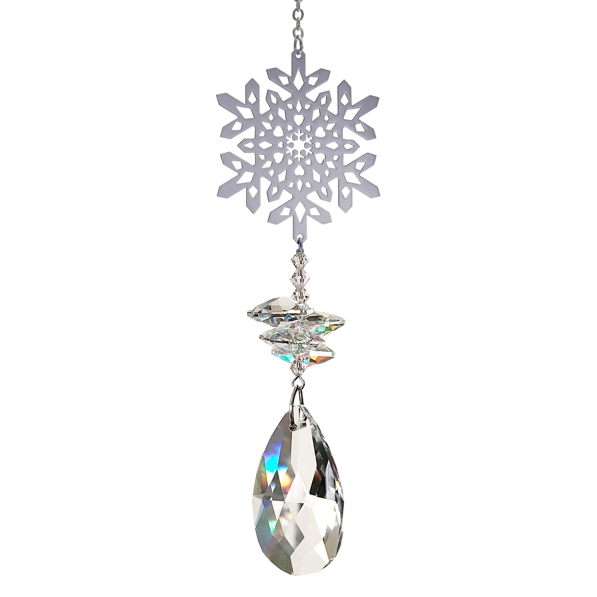 SNOWFLAKE CRYSTAL SUNCATCHER