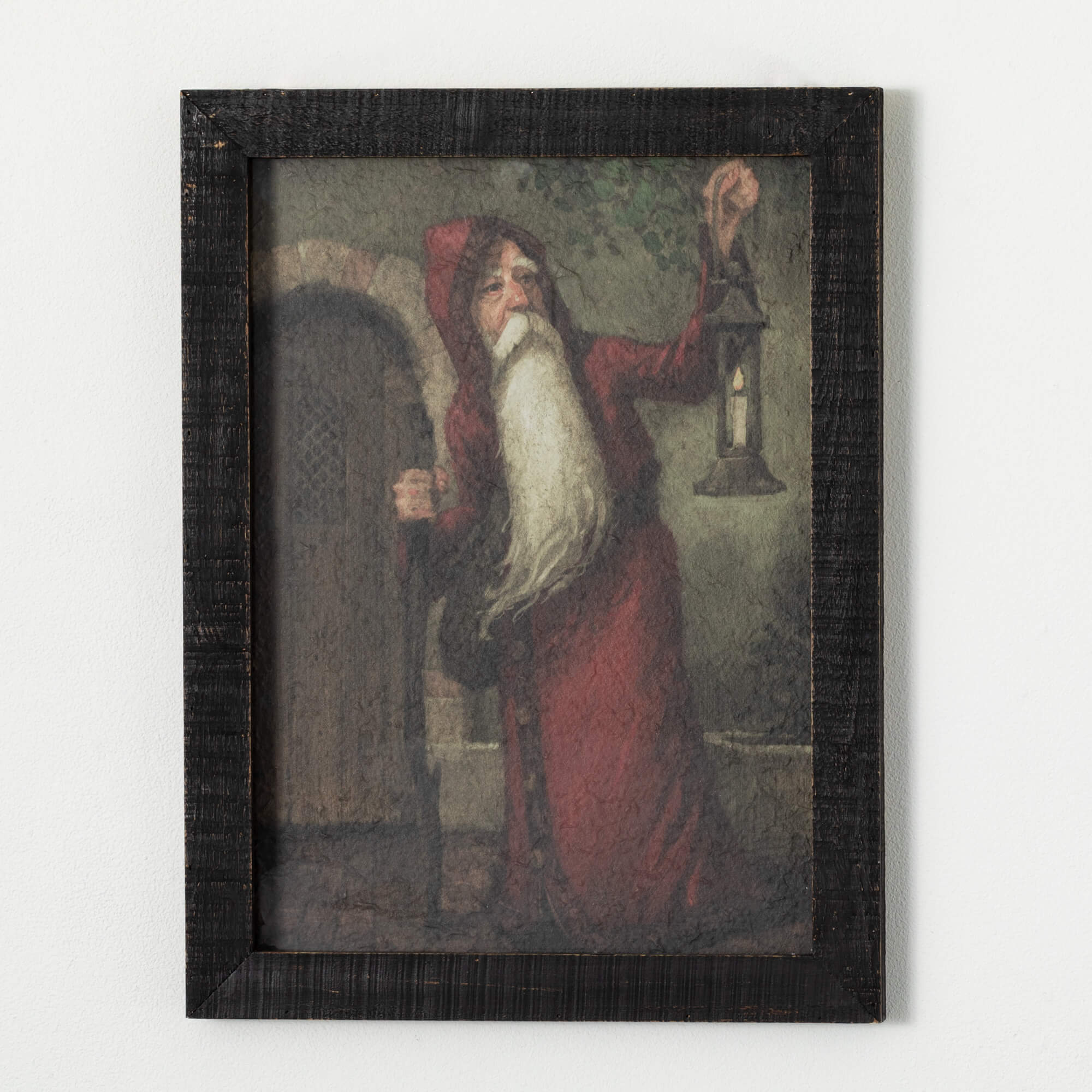 VINTAGE SANTA WALL ART