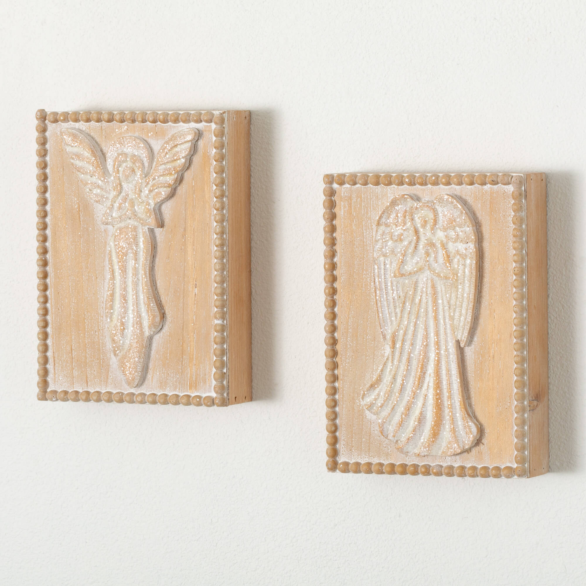 RUSTIC ANGELS WALL DECOR