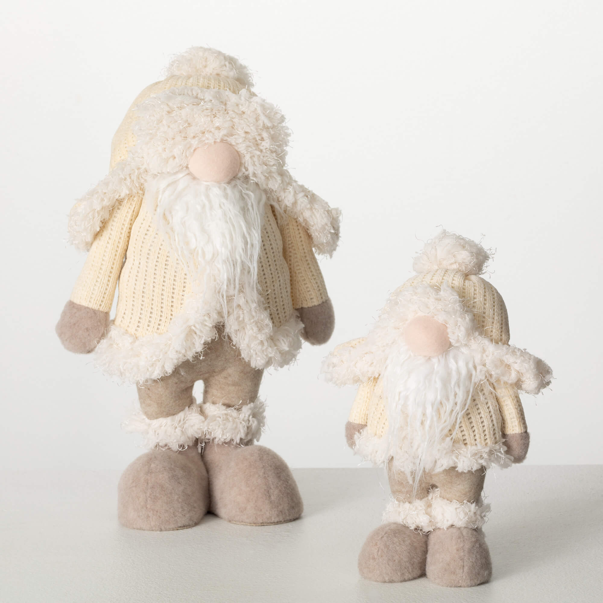 NEUTRAL WINTER GNOME FIGURINES