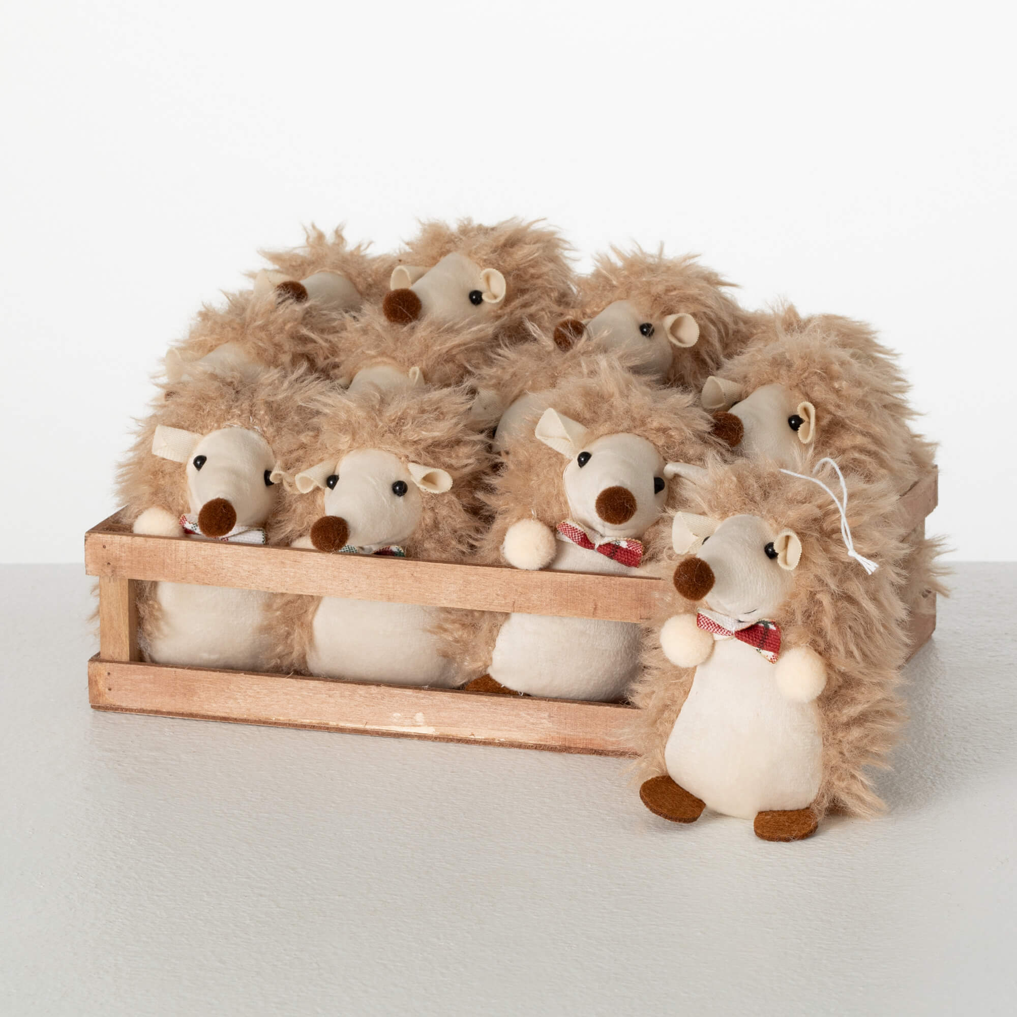 HEDGEHOG CRATE ORNAMENTS