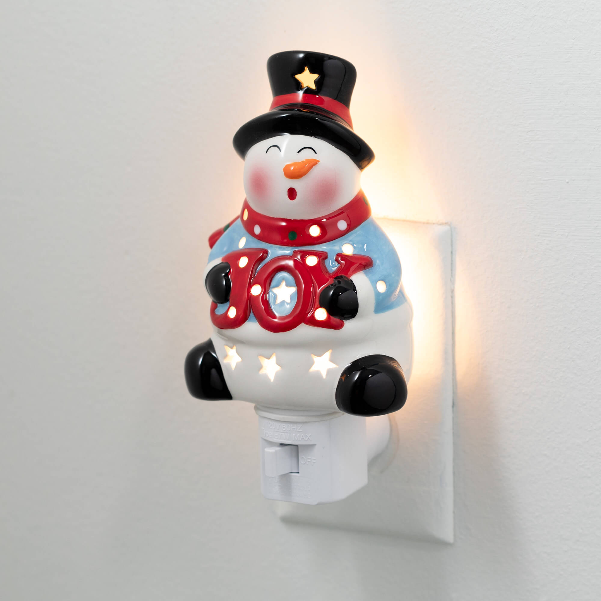 WHIMSY JOY SNOWMAN NIGHTLIGHT