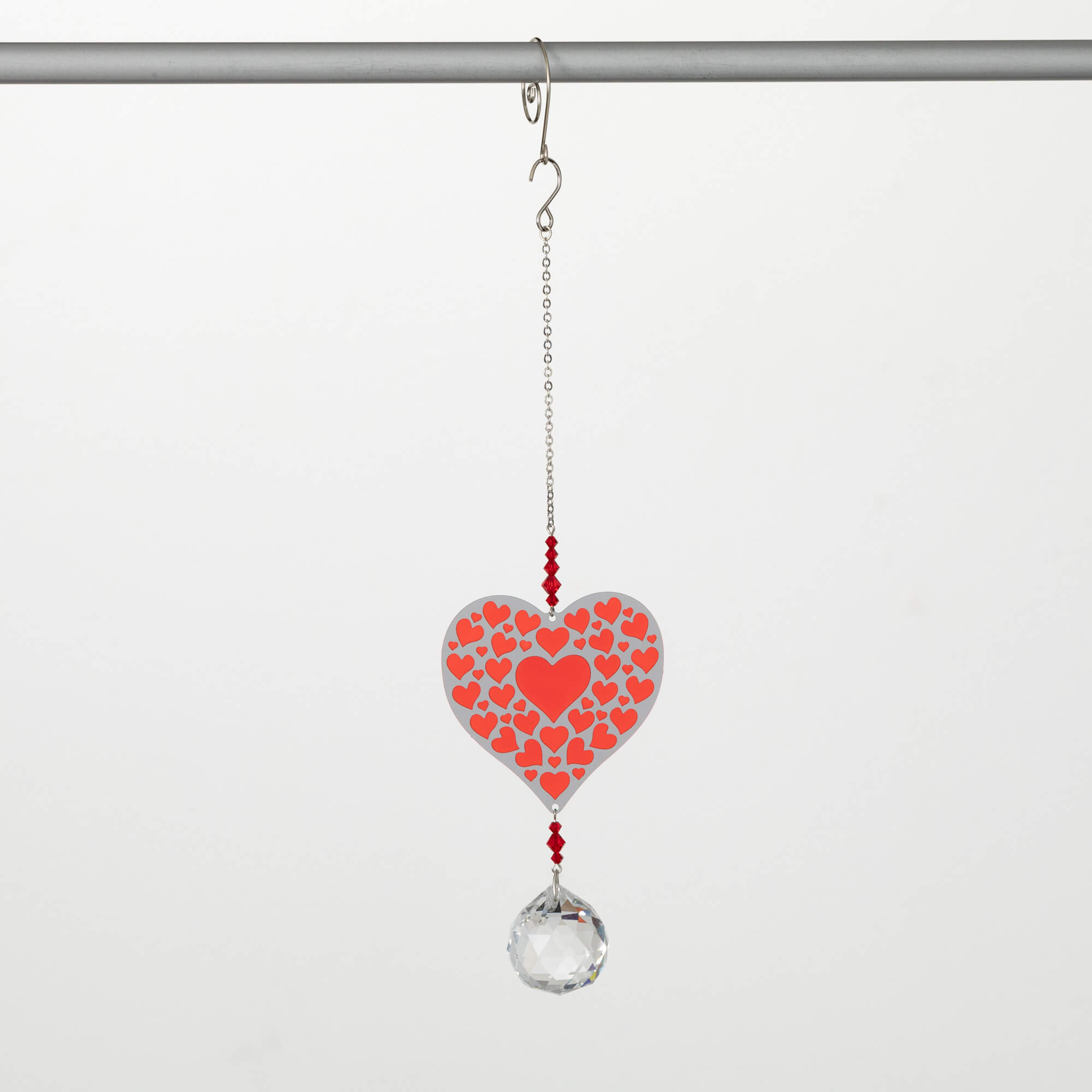 HEART GEM SUNCATCHER