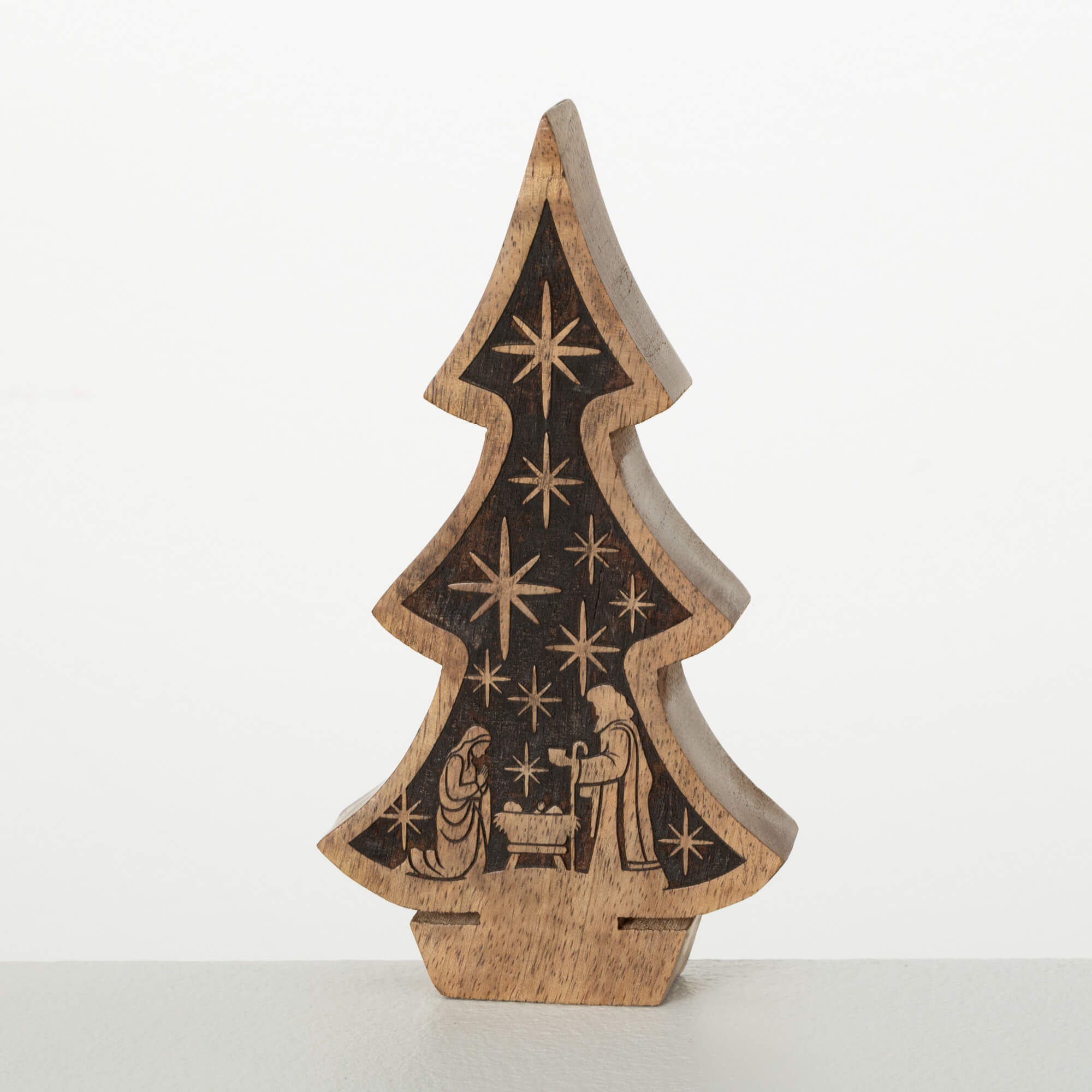 TABLETOP NATIVITY TREE DECOR