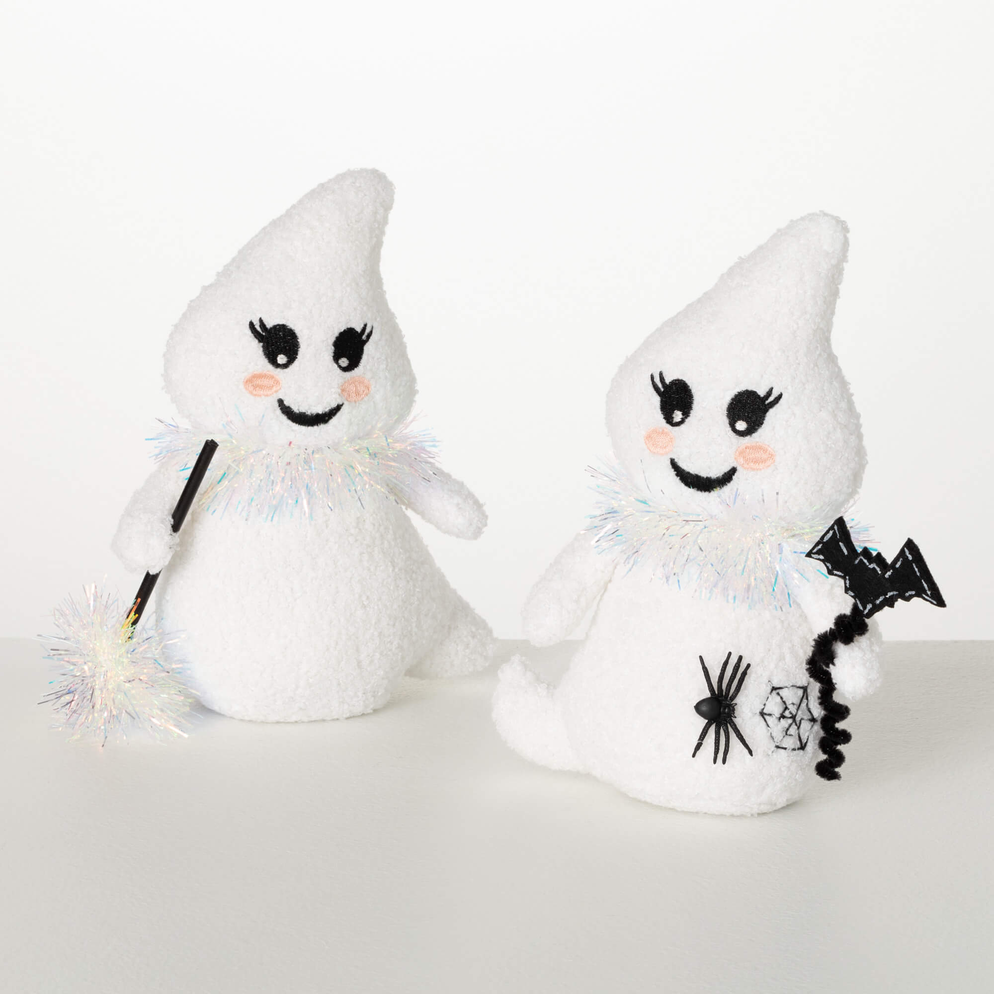 PLUSH HALLOWEEN GHOST SET OF 2