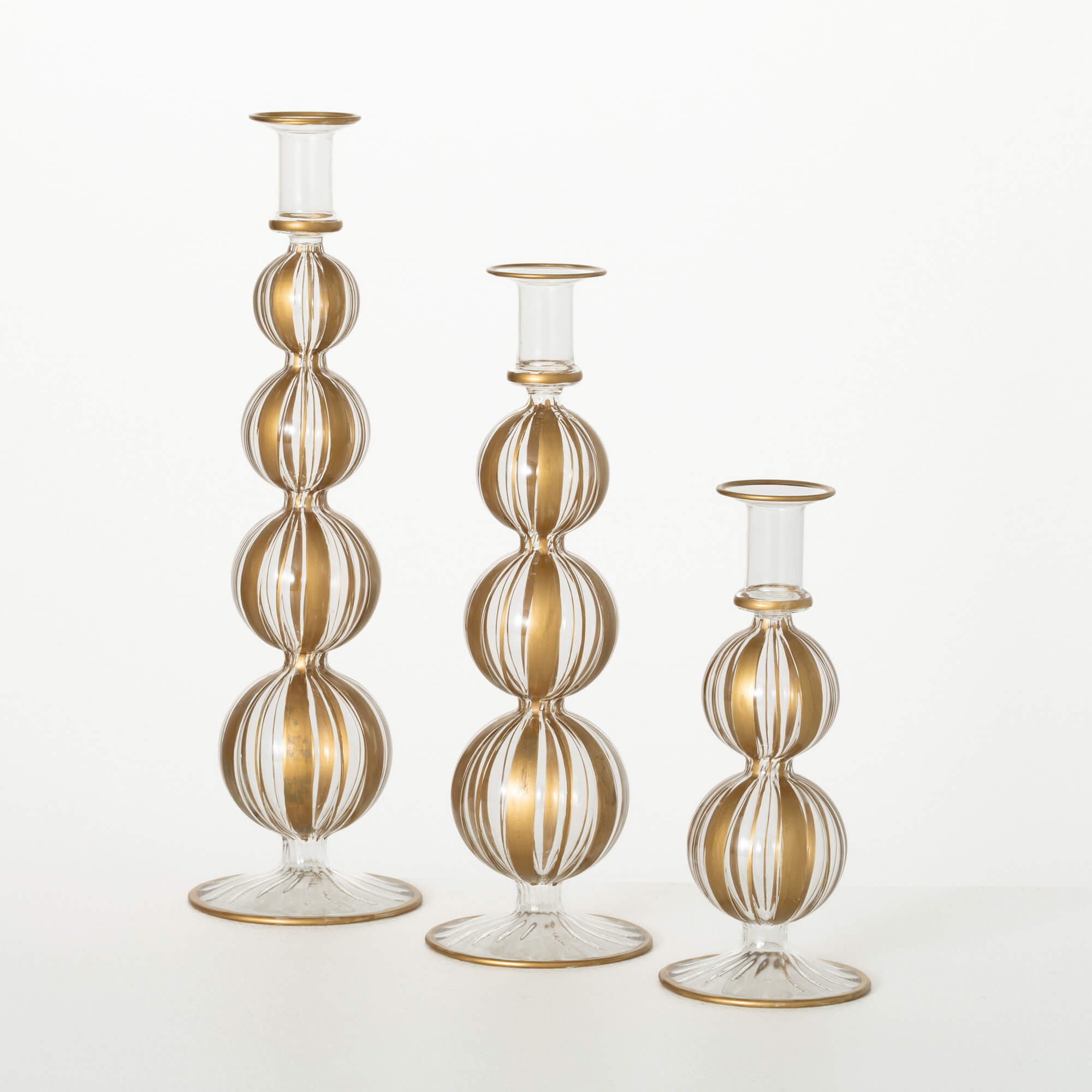 BALL CANDLEHOLDER Set 3