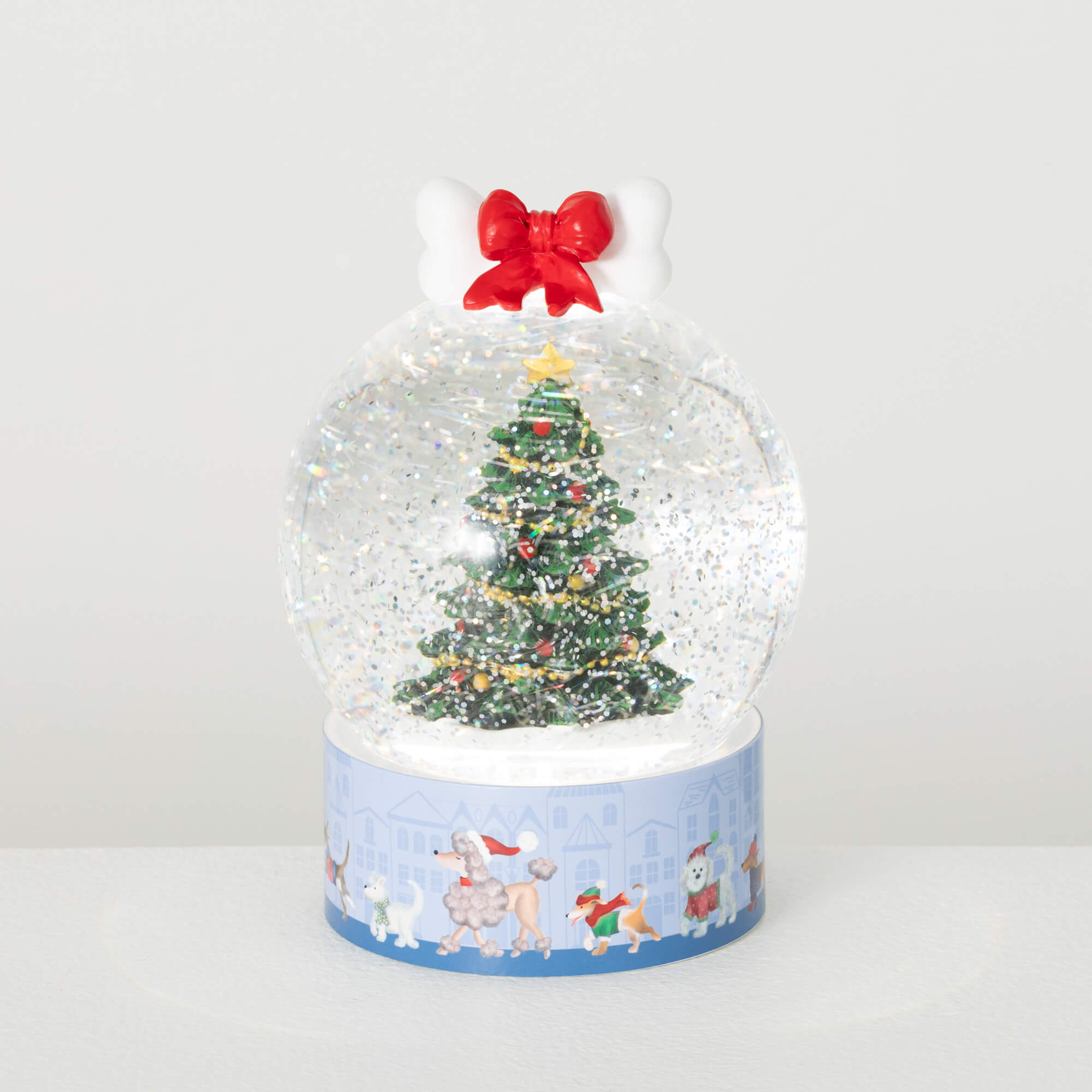 HOLIDAY DOGS LED SHIMMER GLOBE