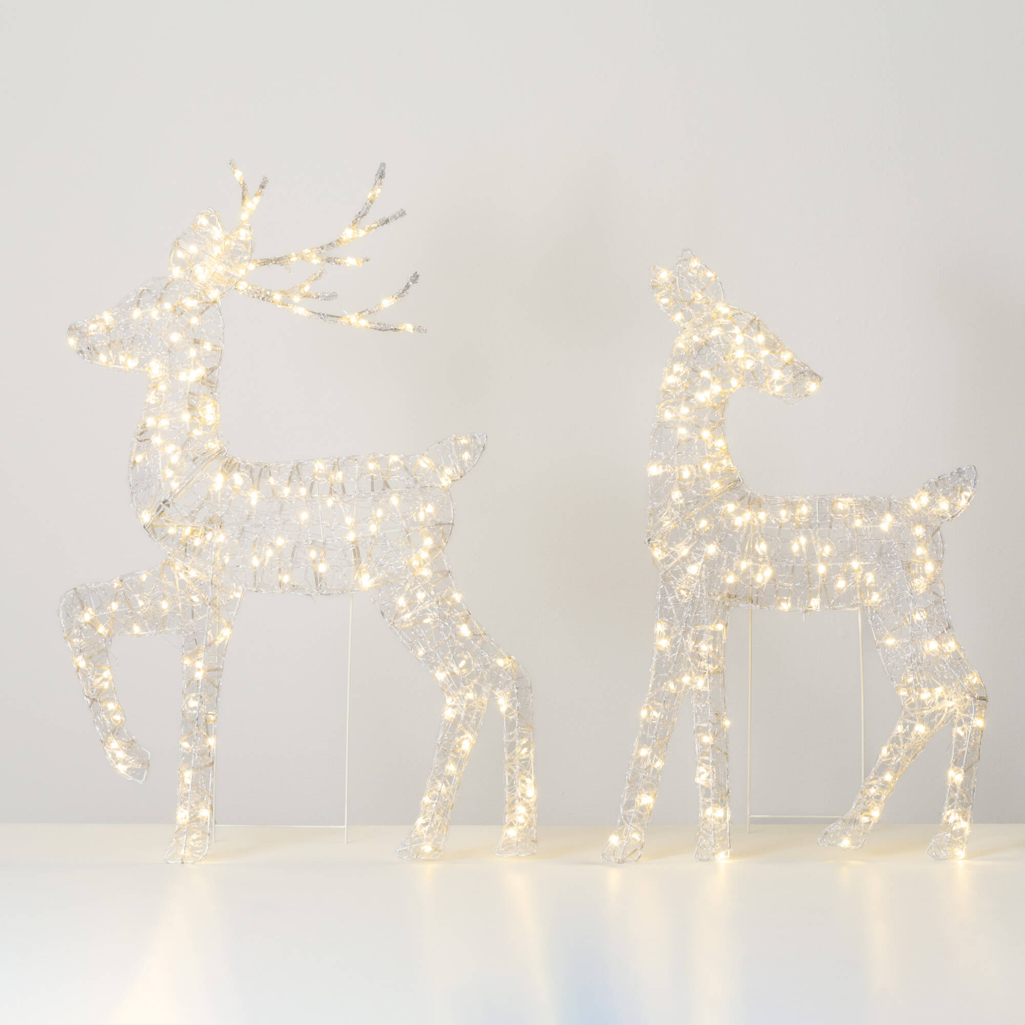 LED OUTDOOR REINDEER SET 2