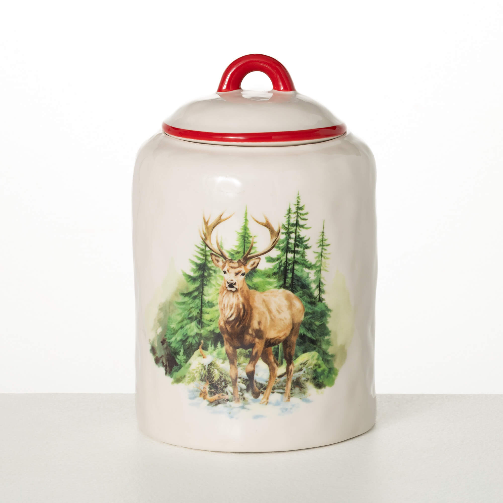 WOODLAND DEER COOKIE JAR