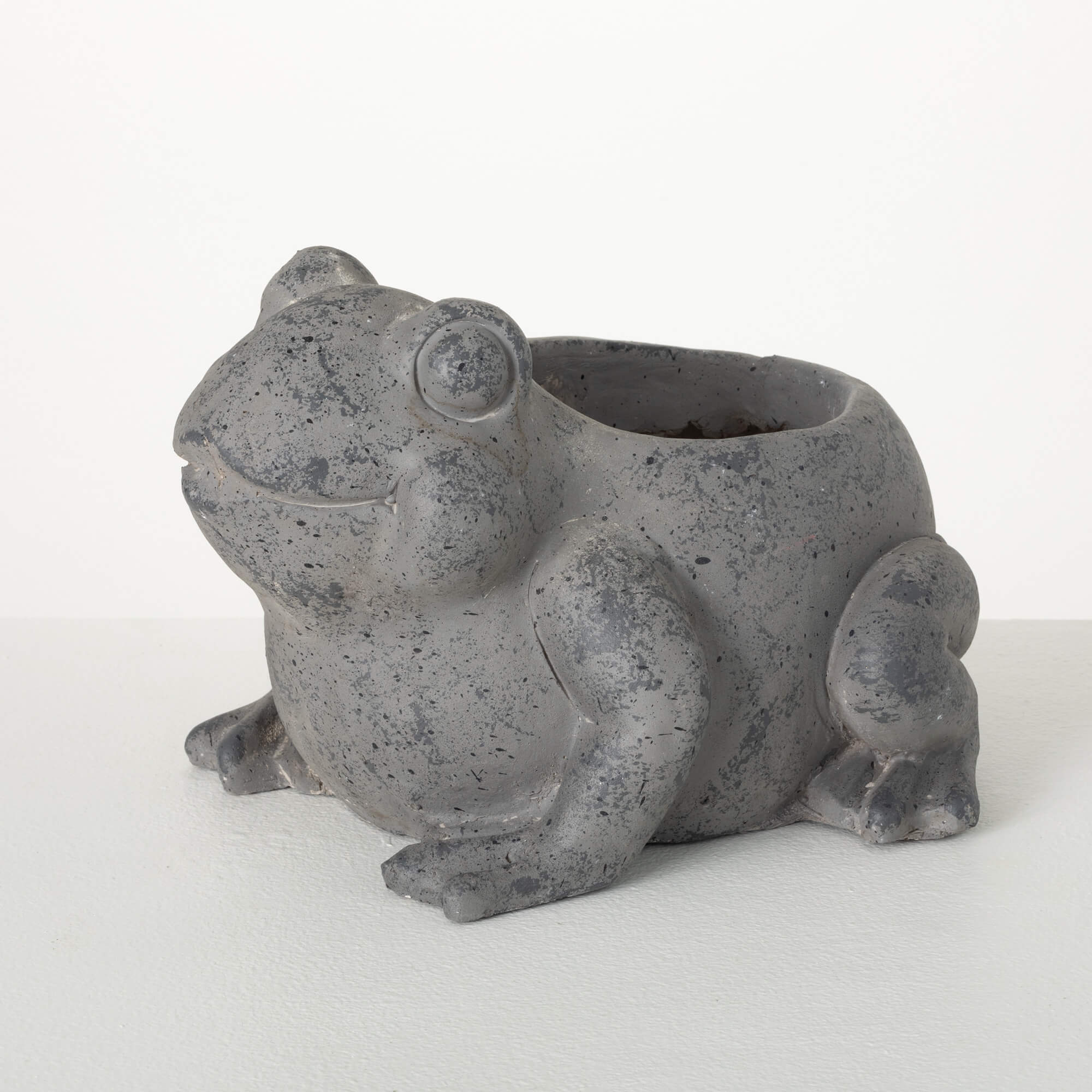 CHARCOAL FROG PLANTER