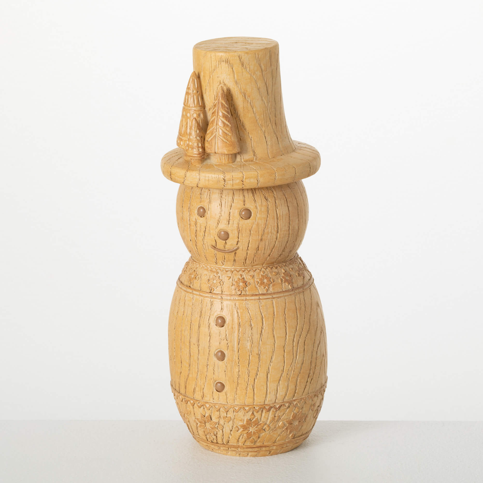 SCANDI SNOWMAN FIGURINE