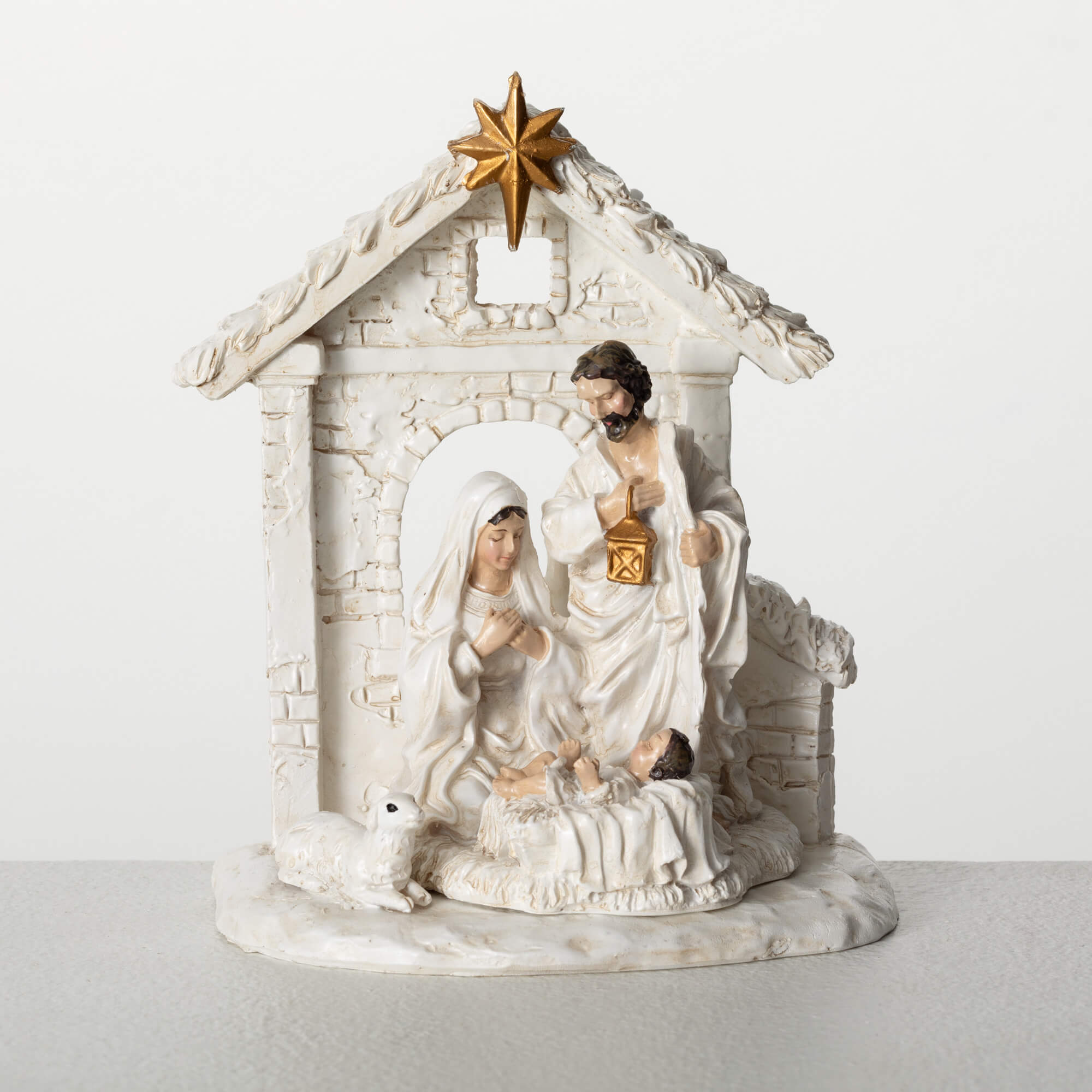 HOLY FAMILY CRECHE FIGURINE