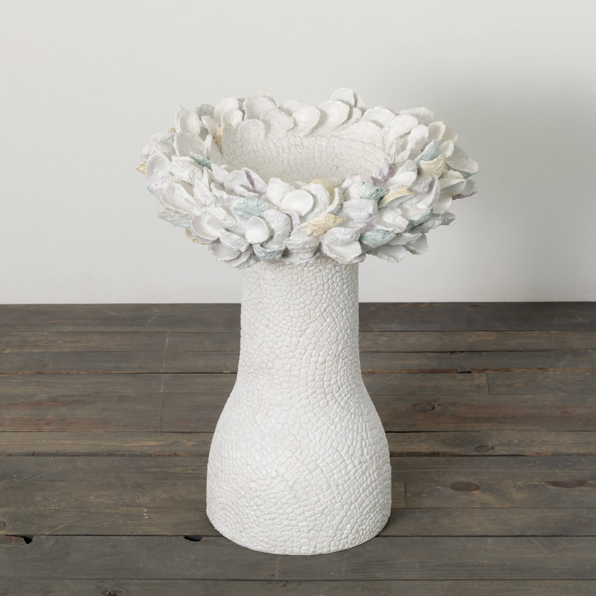 OYSTER SHELL BIRD BATH