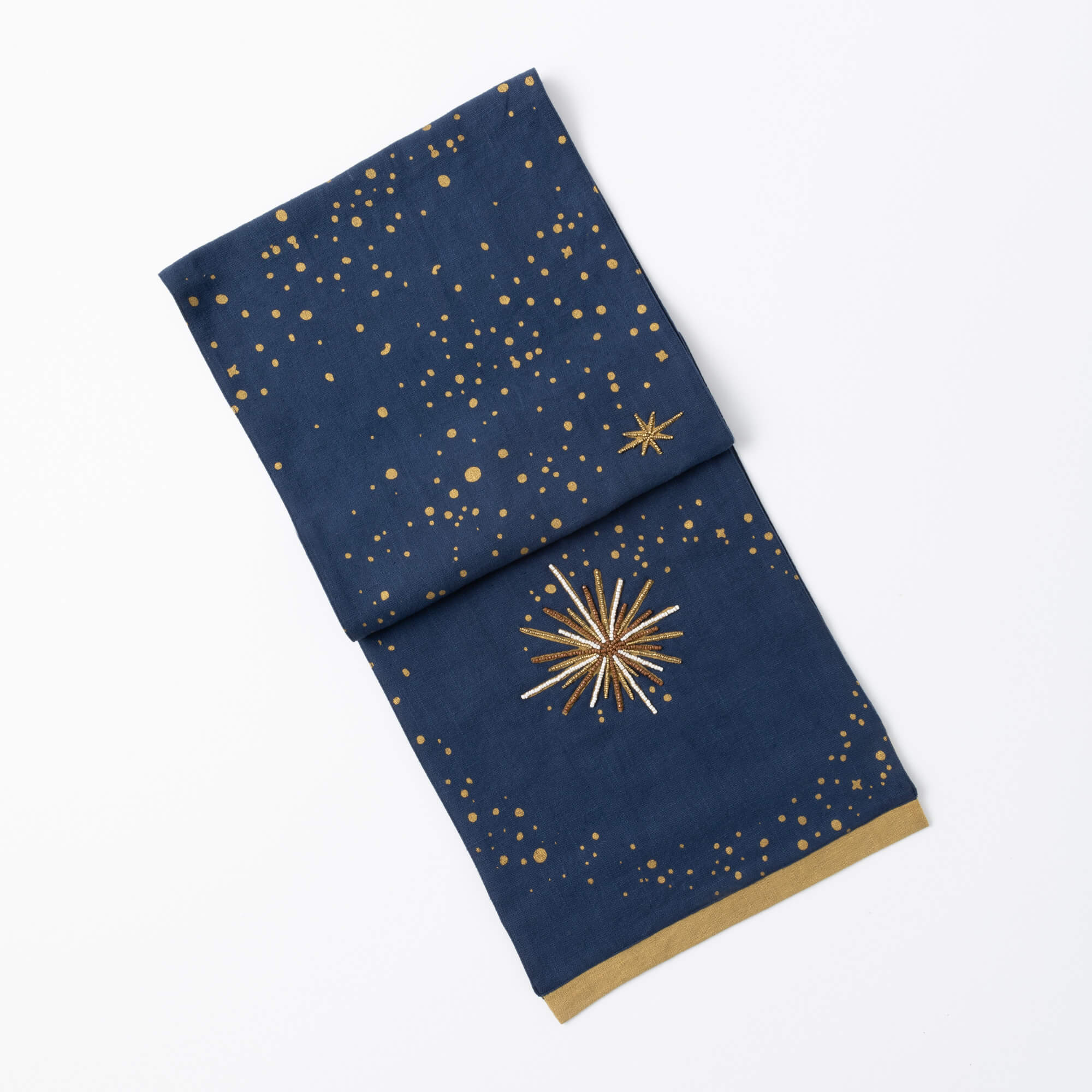 BEADED CELESTIAL TABLE RUNNER