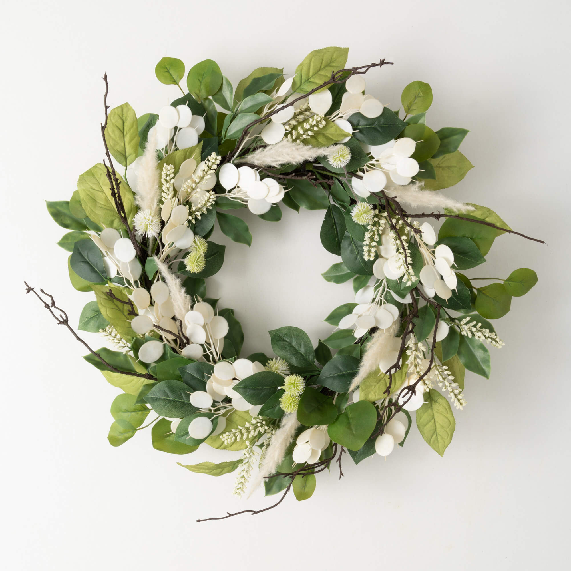 MIXED SILVER DOLLAR WREATH