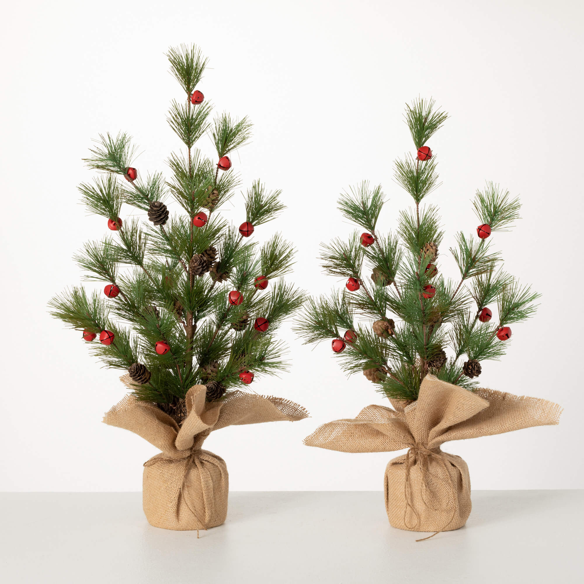 PINE TREE WITH BELLS SET 2