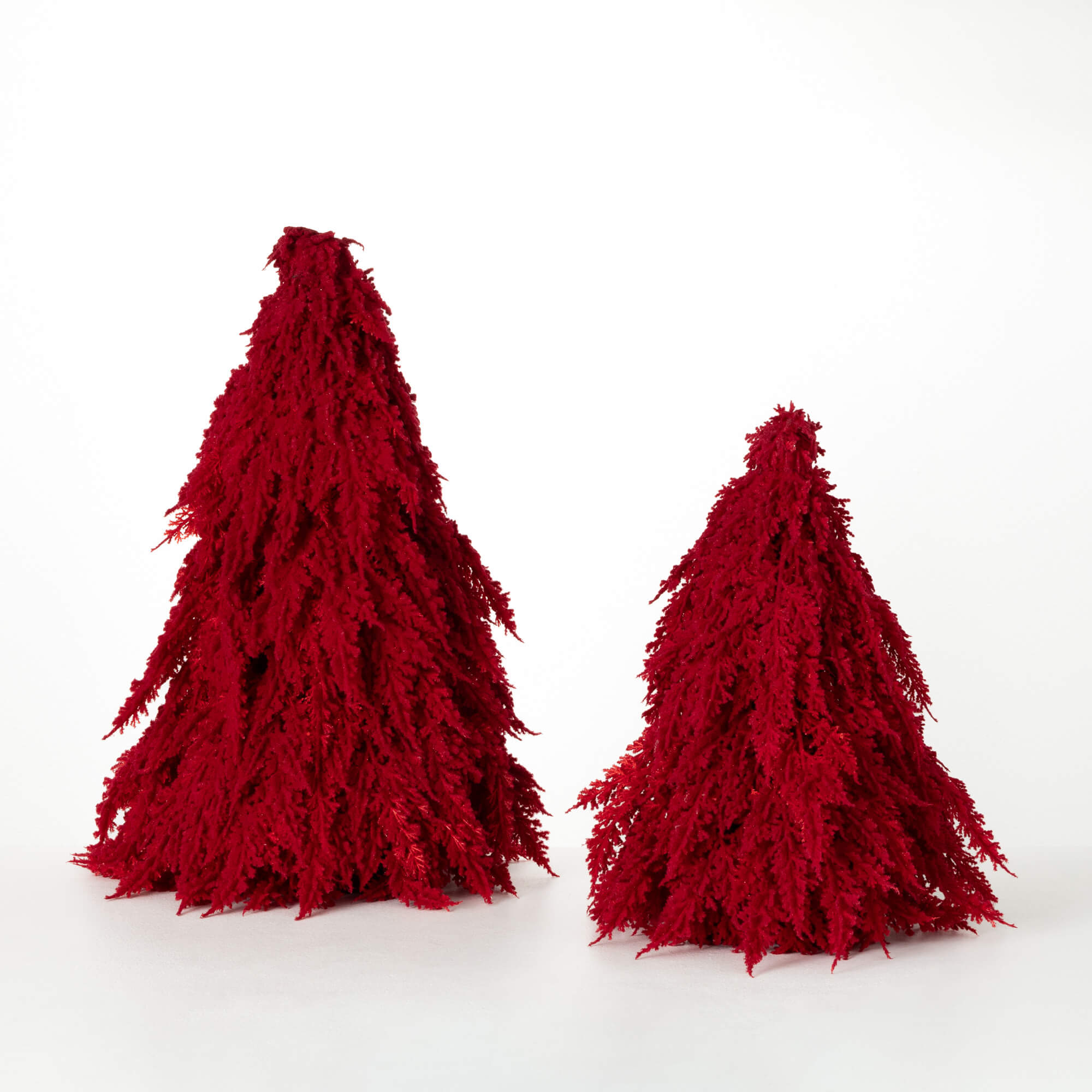 DEEP RED CYPRESS TREE SET 2