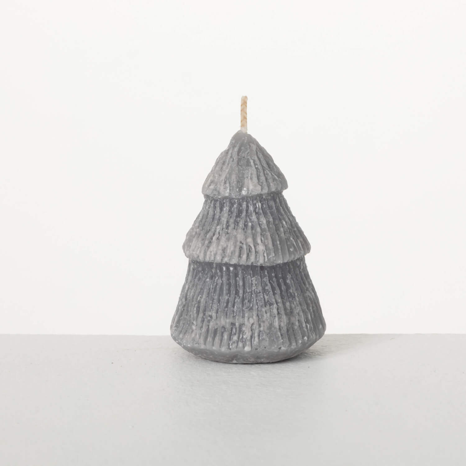 GRAY CHRISTMAS TREE CANDLE