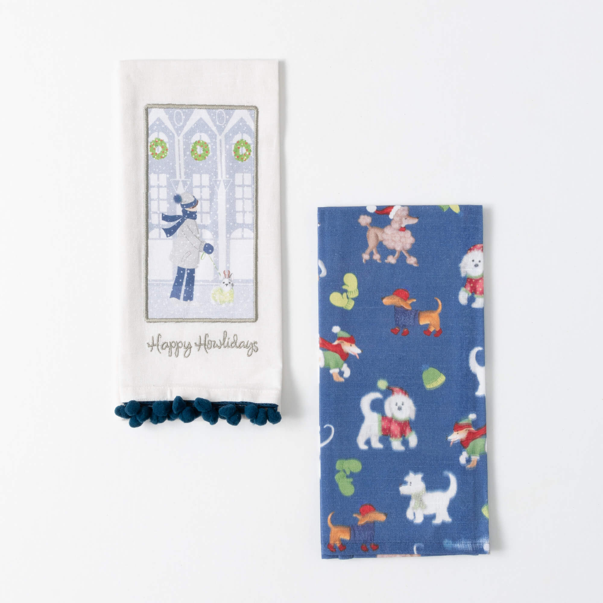 HAPPY HOWLIDAYS TEA TOWEL SET