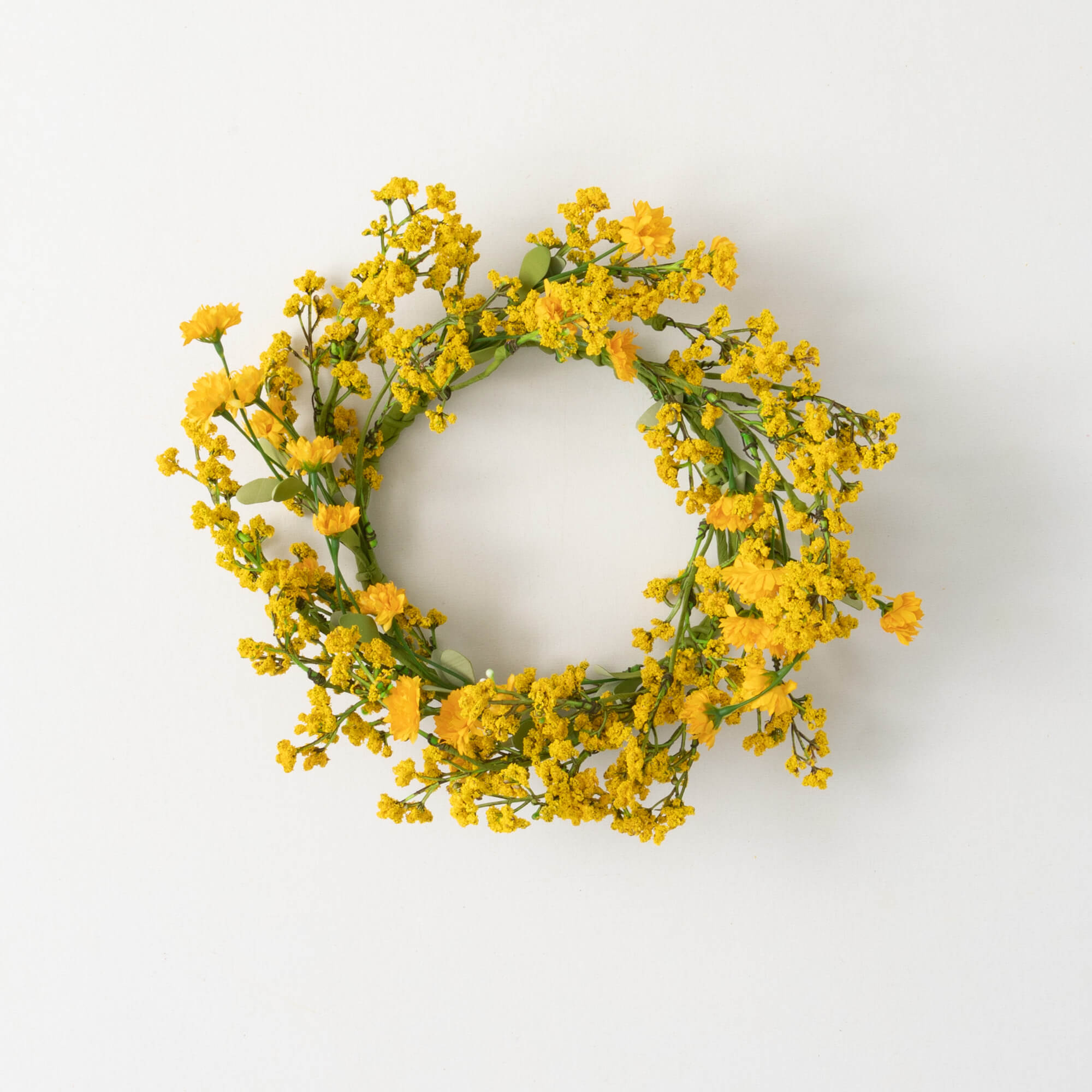 YELLOW WILDFLOWER SMALL WREATH