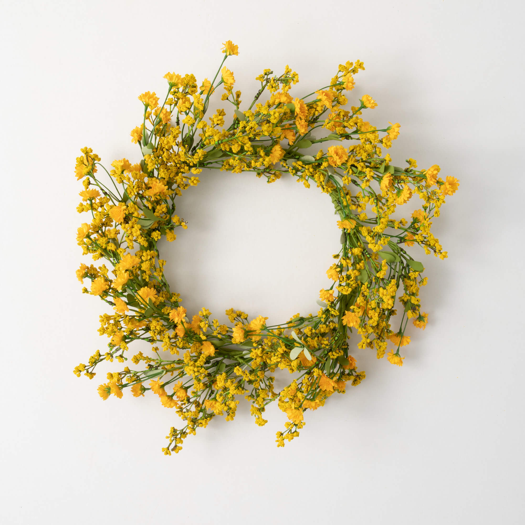 YELLOW WILDFLOWER WREATH