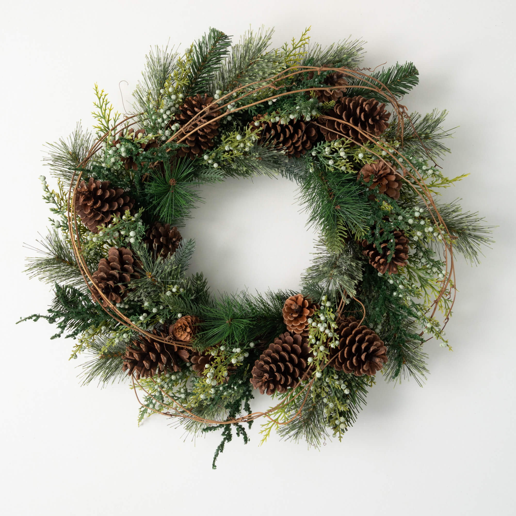 24" WOODLAND PINE WREATH